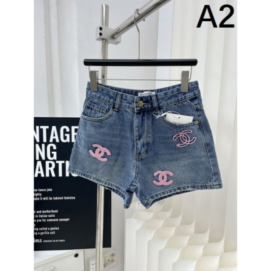2024SS Denim Pants CHANEL Refreshing Spring/Summer Style 2024SS Denim Pants CHANEL Refreshing Spring/Summer Style