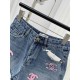 2024SS Denim Pants CHANEL Refreshing Spring/Summer Style 2024SS Denim Pants CHANEL Refreshing Spring/Summer Style