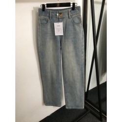 2024SS Jeans CHANEL CHANEL Popular item for spring/summer