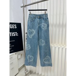 2024SS Denim Pants CHANEL Excellent item for this year