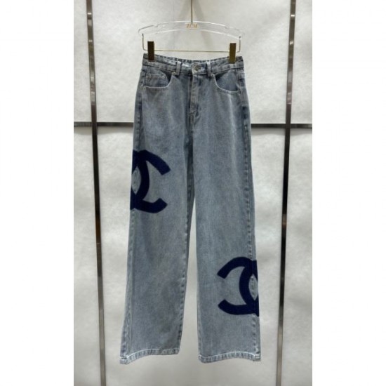 CHANEL Jeans 2024FW Eye-catching design is distinctive CHANEL Jeans 2024FW Eye-catching design is distinctive
