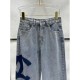 CHANEL Jeans 2024FW Eye-catching design is distinctive CHANEL Jeans 2024FW Eye-catching design is distinctive