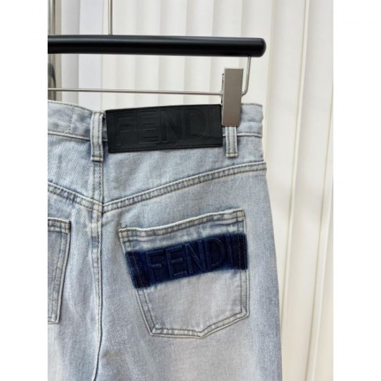 2024SS Straight Jeans FENDI New Spring/Summer Style 2024SS Straight Jeans FENDI New Spring/Summer Style