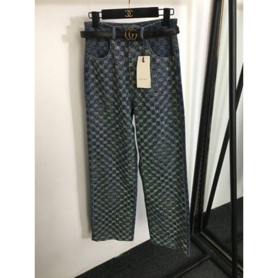2024SS Straight Jeans GUCCI Gucci Essential Item 2024SS Straight Jeans GUCCI Gucci Essential Item
