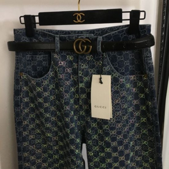 2024SS Straight Jeans GUCCI Gucci Essential Item 2024SS Straight Jeans GUCCI Gucci Essential Item