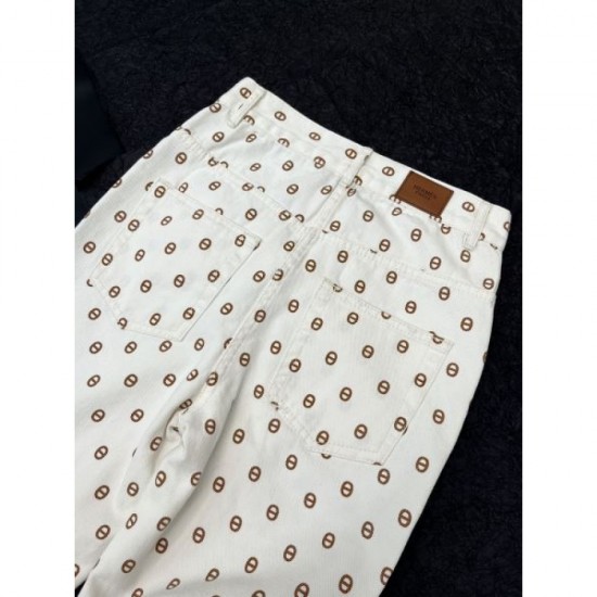 2024SS Jeans HERMES Stylish Style 2024SS Jeans HERMES Stylish Style