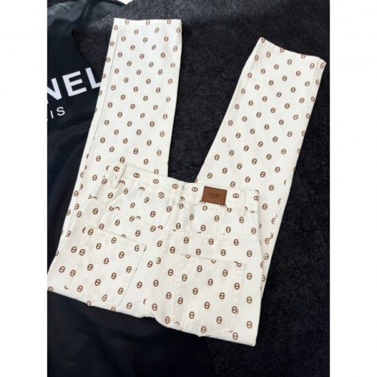 2024SS Jeans HERMES Stylish Style 2024SS Jeans HERMES Stylish Style