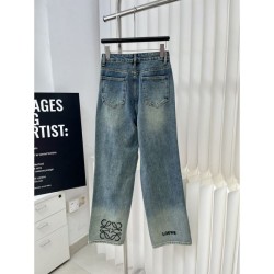 2024SS Jeans LOEWE Loewe is gaining popularity! Stylish new item