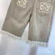 2024SS Denim Pants LOEWE Looks youthful and energetic 2024SS Denim Pants LOEWE Looks youthful and energetic