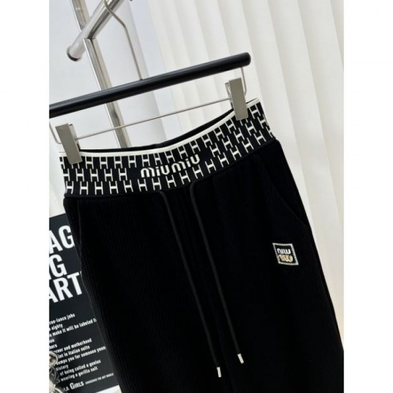 2024SS Casual Pants MIU MIU Online Limited 2024SS Casual Pants MIU MIU Online Limited