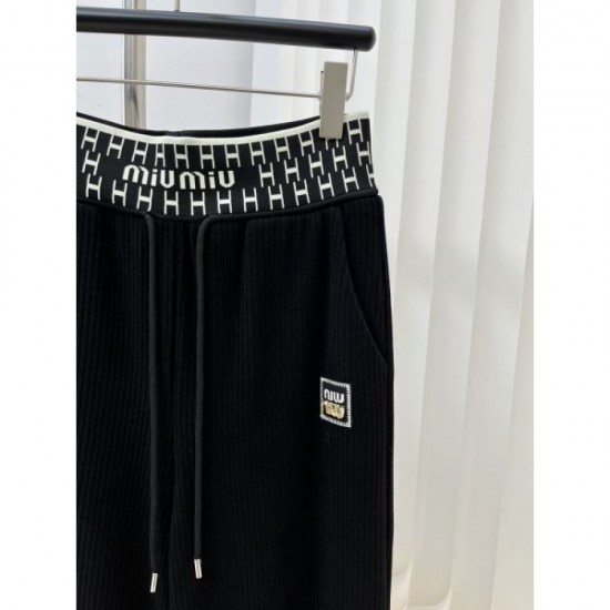 2024SS Casual Pants MIU MIU Online Limited 2024SS Casual Pants MIU MIU Online Limited