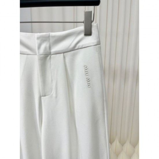 2024SS Casual Pants MIU MIU Last Chance 2024SS Casual Pants MIU MIU Last Chance