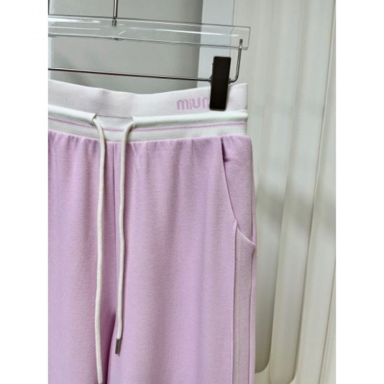 2024SS Casual Pants MIU MIU Miu Miu Summer New Items Almost Sold Out 2024SS Casual Pants MIU MIU Miu Miu Summer New Items Almost Sold Out