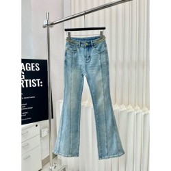2024SS Jeans MIU MIU Excellent mix-and-match ability