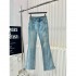 2024SS Jeans MIU MIU Excellent mix-and-match ability