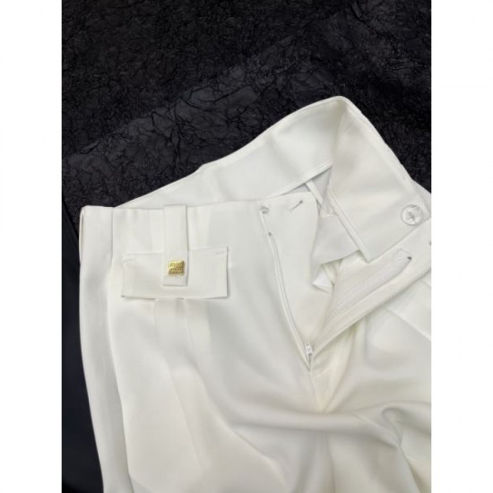 2024SS Casual Pants MIU MIU Fresh yet elegant 2024SS Casual Pants MIU MIU Fresh yet elegant