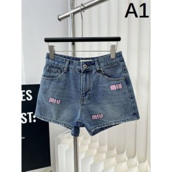 2024SS Denim Pants MIU MIU Popular Sale