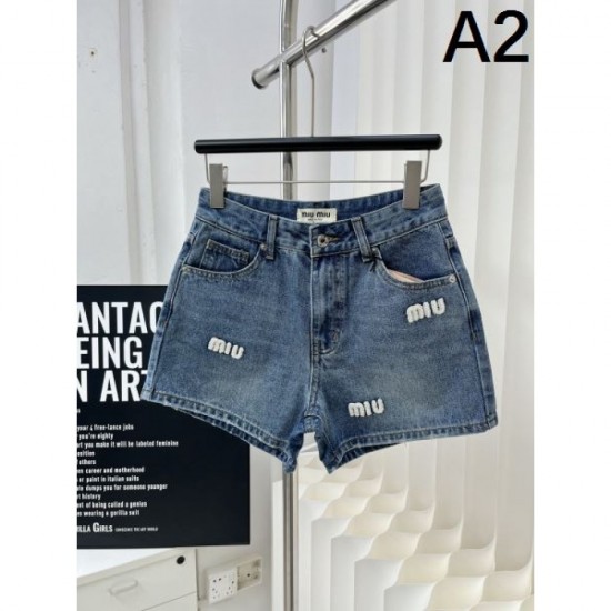 2024SS Denim Pants MIU MIU Popular Sale 2024SS Denim Pants MIU MIU Popular Sale
