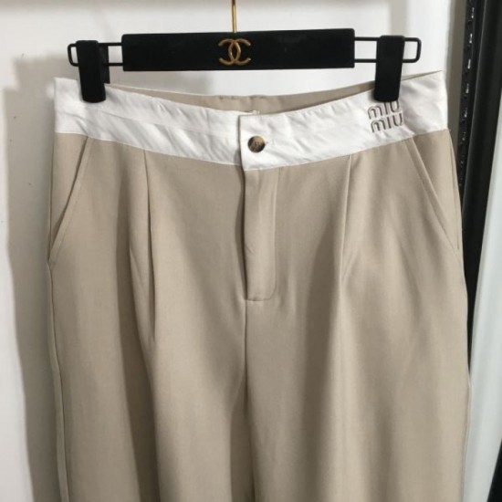 2024SS wide pants MIU MIU Miu Miu masterpiece comfort 2024SS wide pants MIU MIU Miu Miu masterpiece comfort