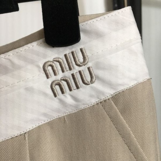 2024SS wide pants MIU MIU Miu Miu masterpiece comfort 2024SS wide pants MIU MIU Miu Miu masterpiece comfort