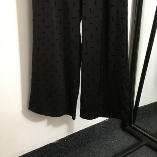 2024SS Wide Pants MIU MIU Super stylish and popular 2024SS Wide Pants MIU MIU Super stylish and popular