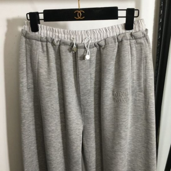 MIU MIU Wide Pants 2024FW Long-lasting MIU MIU Wide Pants 2024FW Long-lasting