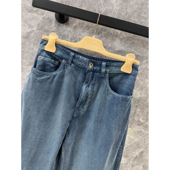 MIU MIU Straight Pants 2024FW Latest Item MIU MIU Straight Pants 2024FW Latest Item
