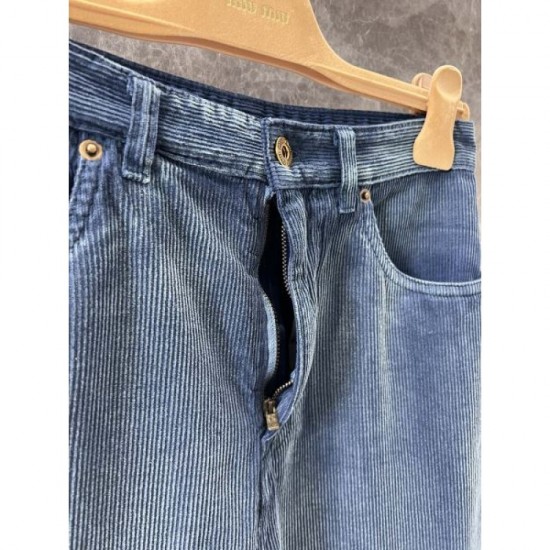 MIU MIU Straight Pants 2024FW Latest Item MIU MIU Straight Pants 2024FW Latest Item