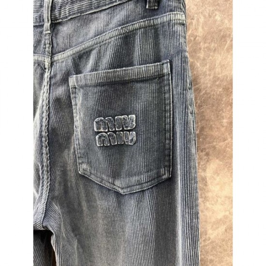MIU MIU Straight Pants 2024FW Latest Item MIU MIU Straight Pants 2024FW Latest Item