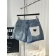2024SS denim pants PRADA has a casual atmosphere 2024SS denim pants PRADA has a casual atmosphere