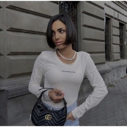 2024SS Long Sleeve T-shirt ALEXANDER WANG Enhance your sense of style!