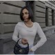2024SS Long Sleeve T-shirt ALEXANDER WANG Enhance your sense of style! 2024SS Long Sleeve T-shirt ALEXANDER WANG Enhance your sense of style!