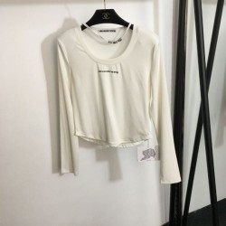 2024SS Long Sleeve T-shirt ALEXANDER WANG Enhance your sense of style!