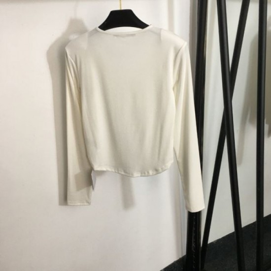 2024SS Long Sleeve T-shirt ALEXANDER WANG Enhance your sense of style! 2024SS Long Sleeve T-shirt ALEXANDER WANG Enhance your sense of style!