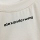 2024SS Long Sleeve T-shirt ALEXANDER WANG Enhance your sense of style! 2024SS Long Sleeve T-shirt ALEXANDER WANG Enhance your sense of style!