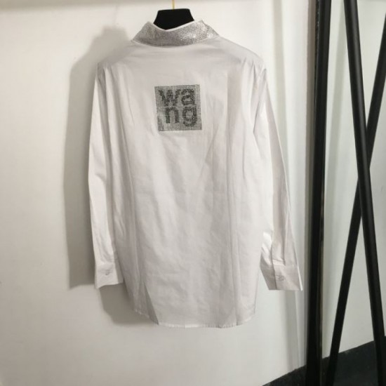 2024SS Long Sleeve Shirt ALEXANDER WANG Alexander Wang Pre-order Item 2024SS Long Sleeve Shirt ALEXANDER WANG Alexander Wang Pre-order Item