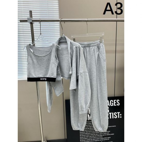 2024SS Casual Set ALEXANDER WANG Unique Design 2024SS Casual Set ALEXANDER WANG Unique Design
