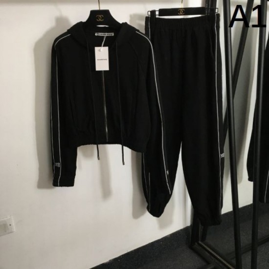 ALEXANDER WANG Alexander Wang Top and Bottom Set 2024FW New Limited Sale ALEXANDER WANG Alexander Wang Top and Bottom Set 2024FW New Limited Sale
