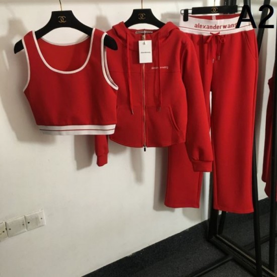 ALEXANDER WANG Alexander Wang Sports Suit 2024FW Happy to be back in stock ALEXANDER WANG Alexander Wang Sports Suit 2024FW Happy to be back in stock