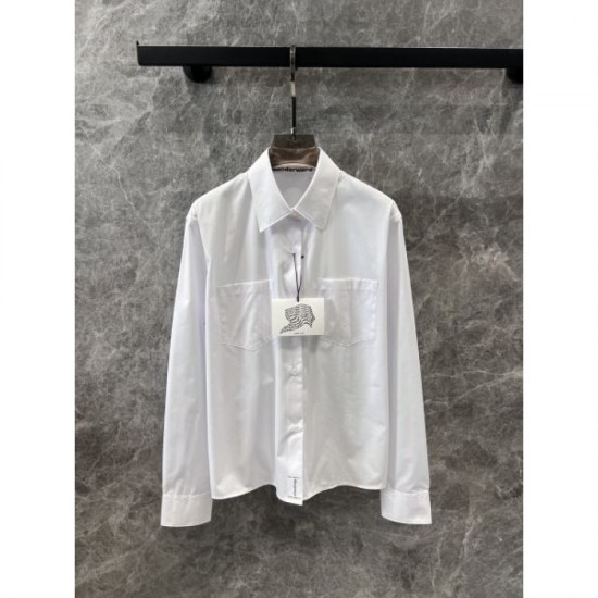 ALEXANDER WANG Alexander Wang Long Sleeve Shirt 2024FW Great Presence Style ALEXANDER WANG Alexander Wang Long Sleeve Shirt 2024FW Great Presence Style