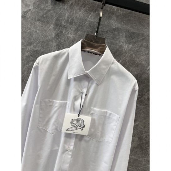 ALEXANDER WANG Alexander Wang Long Sleeve Shirt 2024FW Great Presence Style ALEXANDER WANG Alexander Wang Long Sleeve Shirt 2024FW Great Presence Style