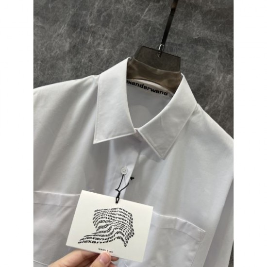 ALEXANDER WANG Alexander Wang Long Sleeve Shirt 2024FW Great Presence Style ALEXANDER WANG Alexander Wang Long Sleeve Shirt 2024FW Great Presence Style