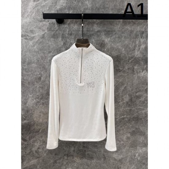 ALEXANDER WANG Alexander Wang T-shirt 2024FW Super popular beautiful item on sale ALEXANDER WANG Alexander Wang T-shirt 2024FW Super popular beautiful item on sale