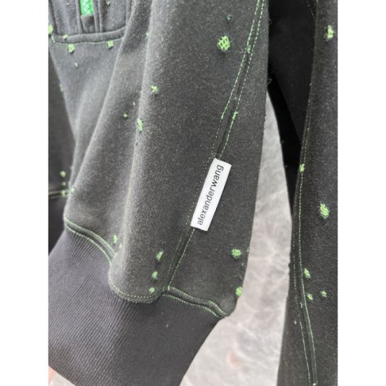 ALEXANDER WANG Alexander Wang Pullover 2024FW Happy arrival on sale ALEXANDER WANG Alexander Wang Pullover 2024FW Happy arrival on sale