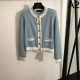 BALMAIN Balmain knit cardigan 2024FW Beautiful color check autumn/winter BALMAIN Balmain knit cardigan 2024FW Beautiful color check autumn/winter
