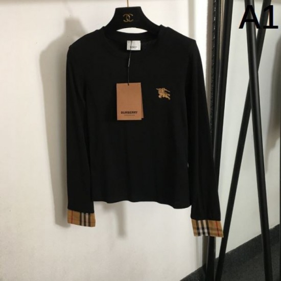 BURBERRY Burberry long sleeve T-shirt 2024FW latest product is sure to sell out immediately BURBERRY Burberry long sleeve T-shirt 2024FW latest product is sure to sell out immediately