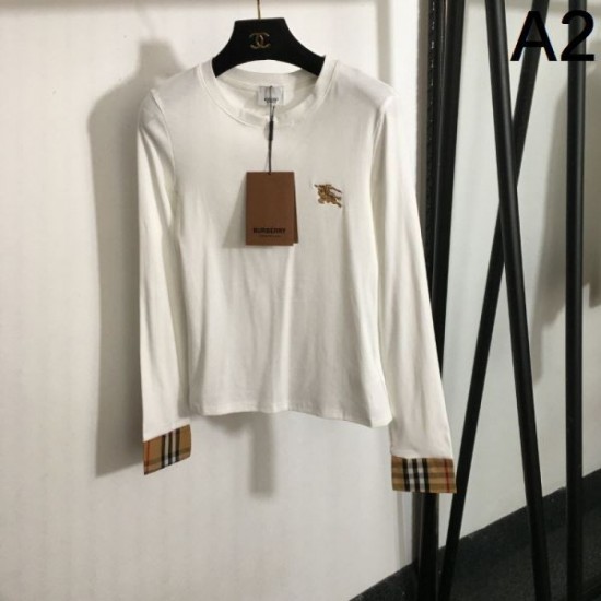 BURBERRY Burberry long sleeve T-shirt 2024FW latest product is sure to sell out immediately BURBERRY Burberry long sleeve T-shirt 2024FW latest product is sure to sell out immediately