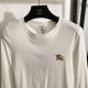 BURBERRY Burberry long sleeve T-shirt 2024FW latest product is sure to sell out immediately BURBERRY Burberry long sleeve T-shirt 2024FW latest product is sure to sell out immediately
