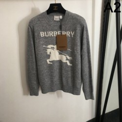 BURBERRY Pullover knit 2024FW A playful item