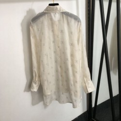 2024SS Long Sleeve Shirt CELINE Wear it with a beautiful impression